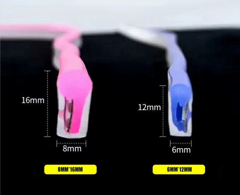 Striscia flessibile variopinta del silicone LED, metropolitana al neon impermeabile del LED per il tabellone per le affissioni