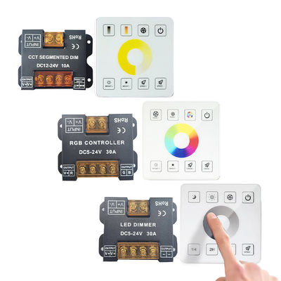 Manica di Dimmer 10A 1 del regolatore della cassa LED del ferro con il pannello di tocco pieno di rf