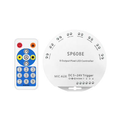 Segnale indipendente astuto di Full Color 8CH del regolatore della striscia di SP608E Bluetooth LED