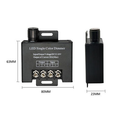 Alto potere Dimmable Constant Voltage del regolatore della luminosità 30A di colore LED della cassa del ferro singolo