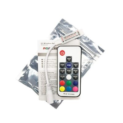 17 ripresa esterna senza fili chiave di Manica rf del LED Mini Controller 12V 3 per una striscia di 5050 LED