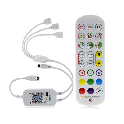 Uscite del regolatore 3 della striscia di musica LED di Wifi RGB con 24 riprese esterne di IR di chiavi