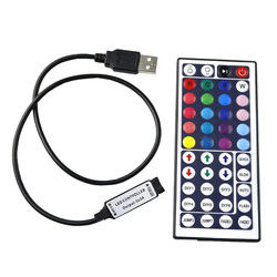 USB 5V ha alimentato la luce di striscia a distanza chiave di For LED RGB del regolatore di 44 IR