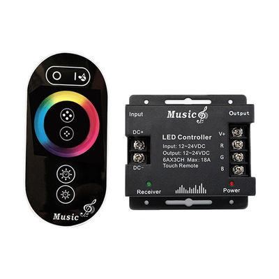 Regolatore a distanza senza fili di rf LED, regolatore 18A di musica di RGB LED per la striscia leggera 5050