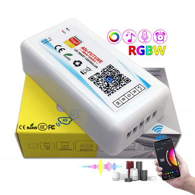Modo astuto di musica di sincronizzazione di controllo di voce di DC Wifi Tuya APP del regolatore di RGBW LED