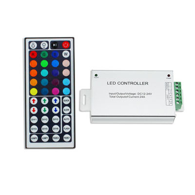 Regolatore chiave 12A 24A di RGB LED del caso 44 di alluminio per la luce di striscia di RGB