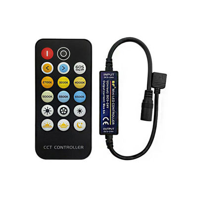 Telecomando senza fili chiave di Dimmer With 17 doppi rf del regolatore di temperatura del colore LED di CC