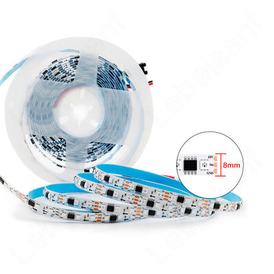 luce di striscia stretta del pixel di 8mm LED, striscia di sogno di colore LED di magia 3535 di RGB 5050