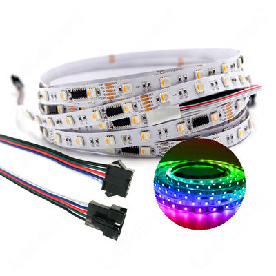 Fila doppia 5050 Rgbw Rgbww 4 della luce di striscia del pixel di Dmx512 LED in 1 colore pieno programmabile