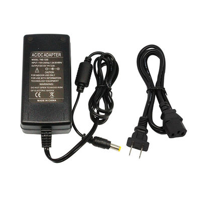 Il CA a DC12v 5A 60w ha condotto l'Eu dell'Au di Power Supply Adapter del driver noi la spina britannica per illuminazione di striscia principale