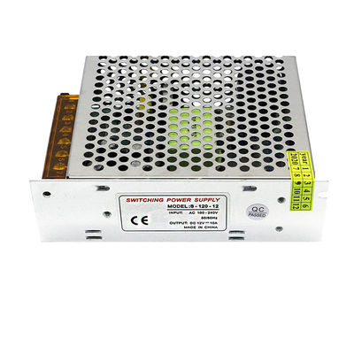 Alimentazione elettrica regolata caso di alluminio del commutatore 100V - CA 240V a CC 12V 10A 120W