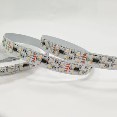 Fila doppia 5050 Rgbw Rgbww 4 della luce di striscia del pixel di Dmx512 LED in 1 colore pieno programmabile