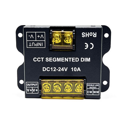 tocco completo doppio di temperatura del colore rf di CC 12V 24V di Dimmer del regolatore di 10A LED