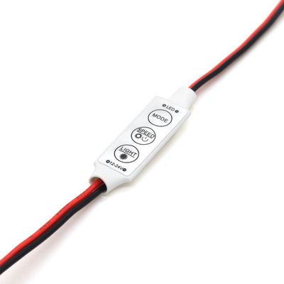 3 LED chiave Mini Controller 5V 12V 24V per 5050 3528 la singola luce di striscia di colore LED