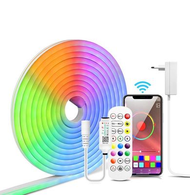 Luce di striscia al neon di RGB LED di controllo di Bluetooth APP 10ft con 16 milione regolatori della luminosità di colori di DIY