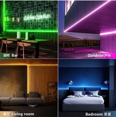 Luce di striscia al neon di RGB LED di controllo di Bluetooth APP 10ft con 16 milione regolatori della luminosità di colori di DIY