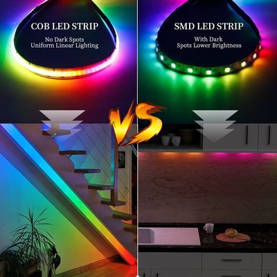 Full Color RGBW LED COB Strip Light 24V 720LED/M Per la decorazione