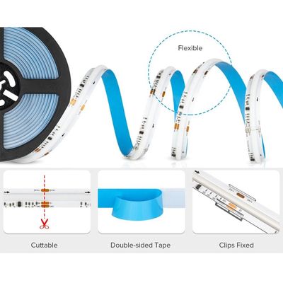 Full Color RGBW LED COB Strip Light 24V 720LED/M Per la decorazione