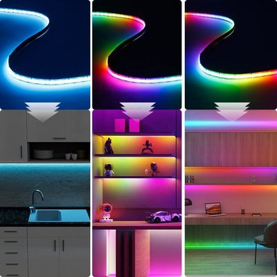 Full Color RGBW LED COB Strip Light 24V 720LED/M Per la decorazione