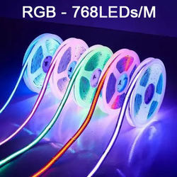 Full Color RGBW LED COB Strip Light 24V 720LED/M Per la decorazione