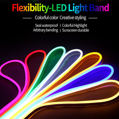Striscia leggera principale flessibile impermeabile principale al neon della luce di striscia del PVC di CC 12v 600leds 6*12mm