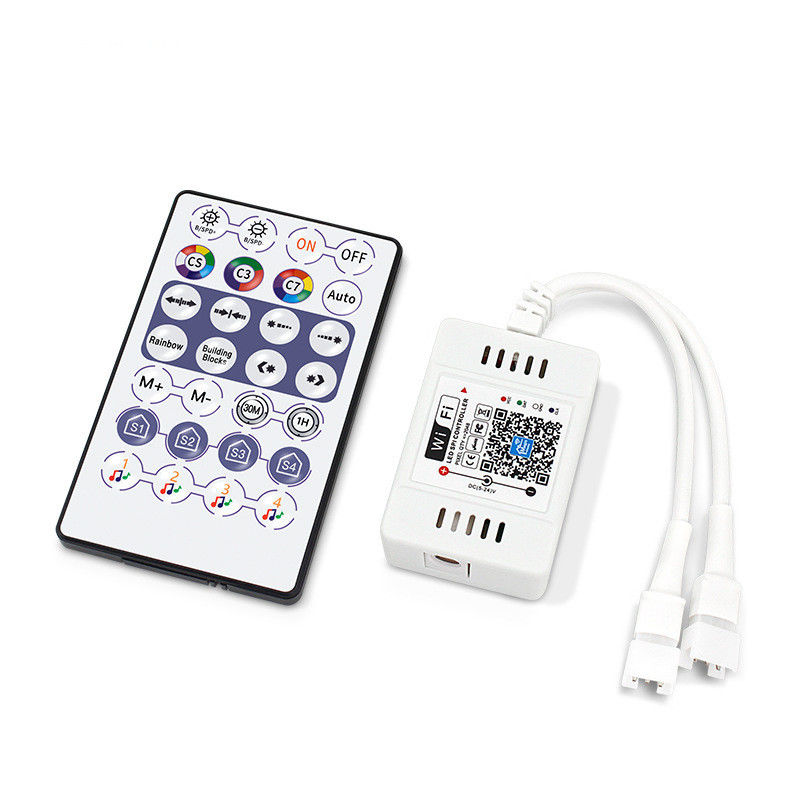 Controllo magico intelligente di Wifi APP del regolatore di colore LED di CC 5V con la radio di 2.4G rf