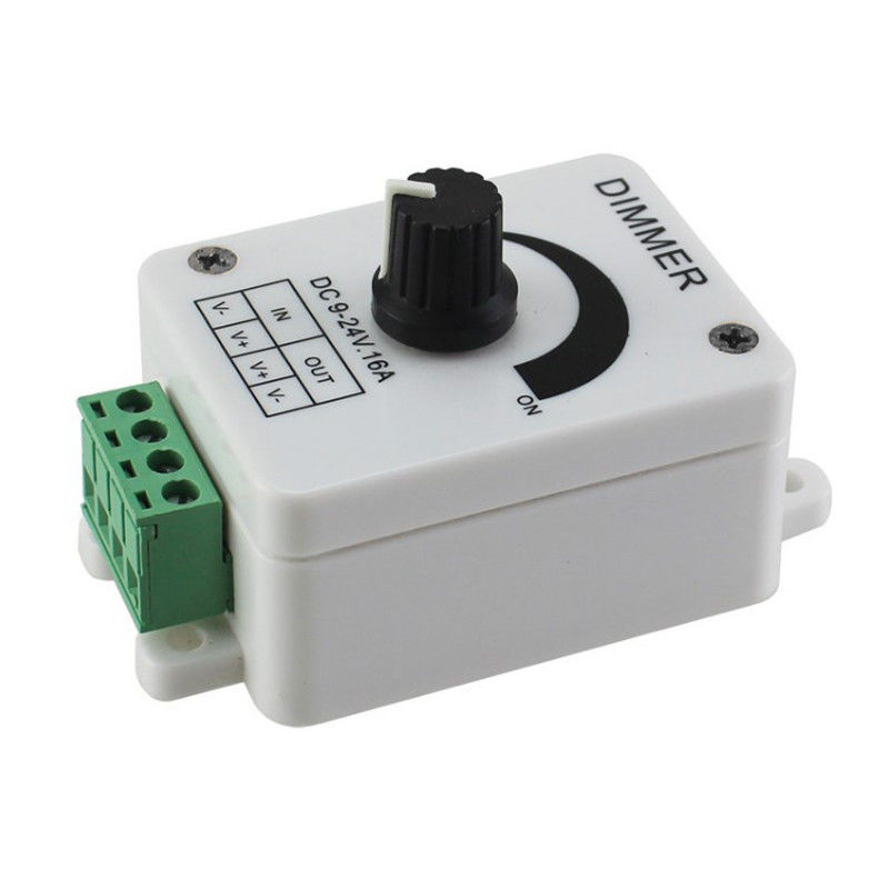 CC regolabile 12V 16A di Dimmer Switch del regolatore di luminosità LED per la singola luce di colore 5050