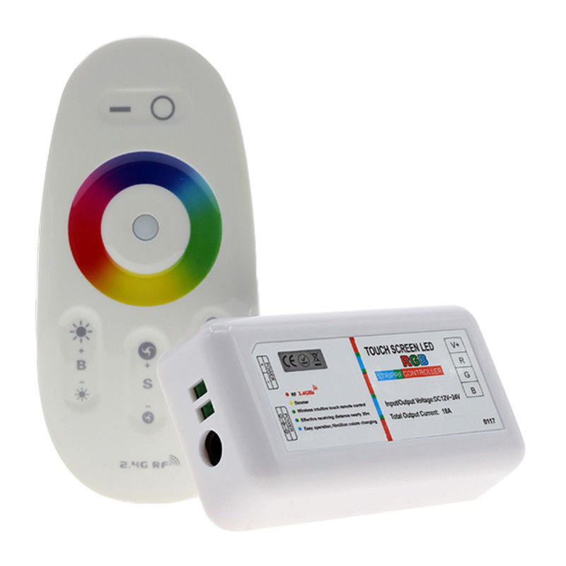 2,4 gigahertz di tocco LED RGB del regolatore di Dimmable Wireless For LED della luce di striscia a distanza