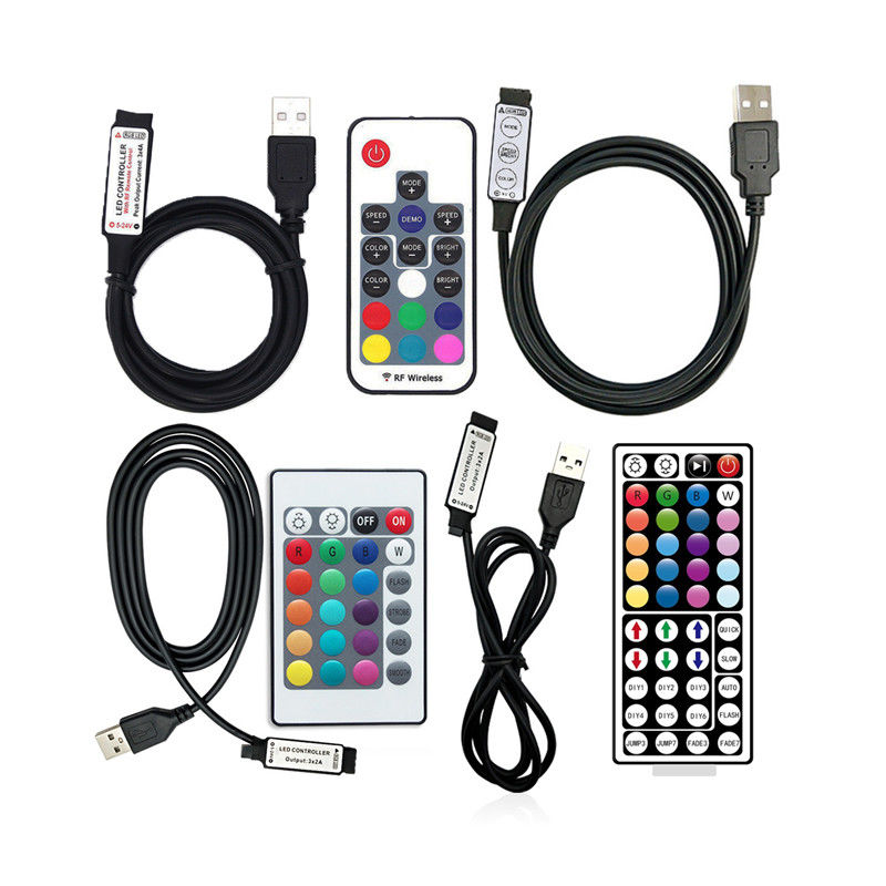 Barra dei colori 5050 di Mini Wireless Remote Control For LED RGB del regolatore di USB 5V LED