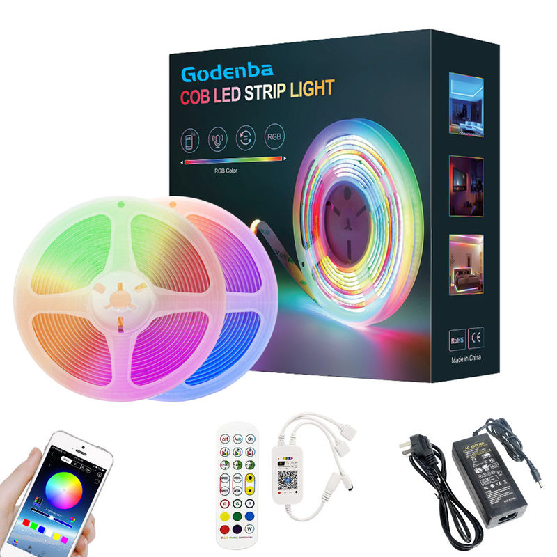 Full Color RGBW LED COB Strip Light 24V 720LED/M Per la decorazione