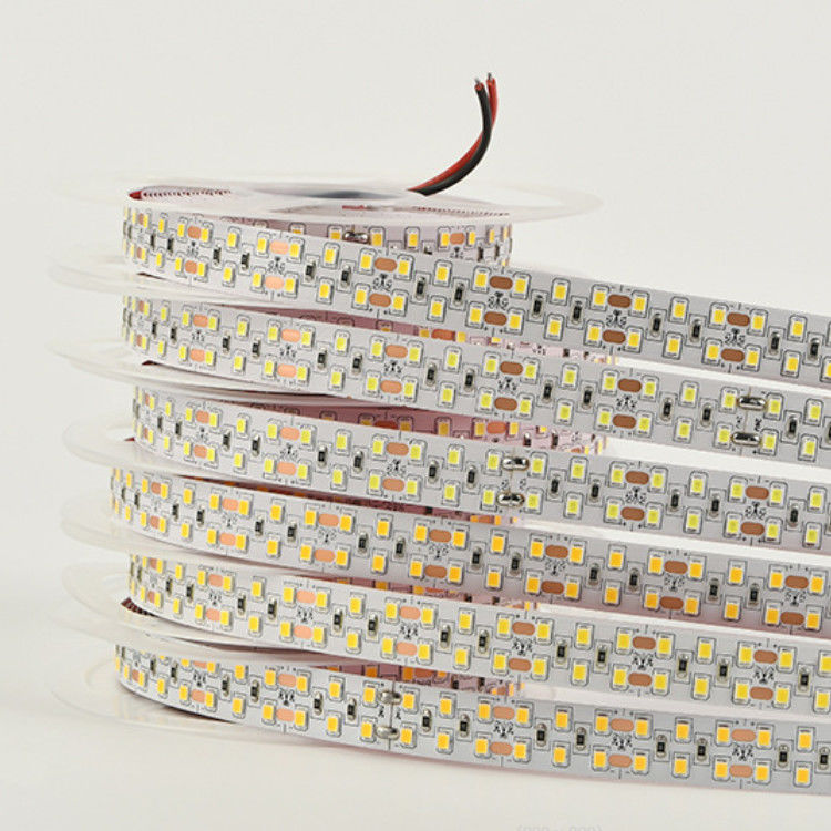SMD2835 DC12V luce a LED a strisce a doppio fila a colori unici