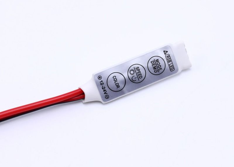 Mini streaming LED Controller monocromo RF controllo remoto wireless 12V luce bianca cavallo da corsa